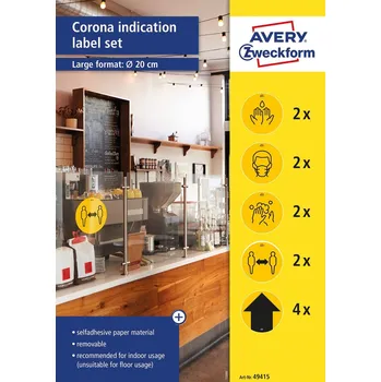 Avery Zweckform Covid-19 49415 12 ks