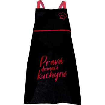 Kuchyňská zástěra Orion Kuchyňská zástěra grill 72 x 80 cm černá