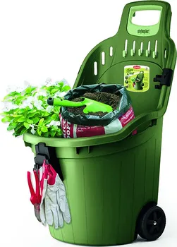 Zahradní vozík Prosperplast Vozík zahradní univerzální plastový 50 l zelený