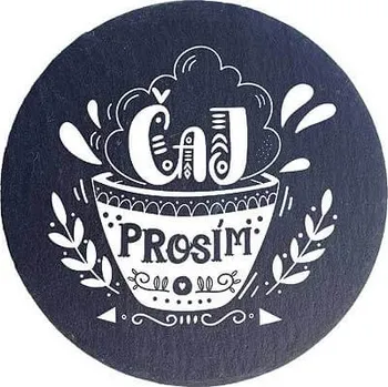 Podtácek Kameninový podtácek 1 ks 10cm - čaj prosím