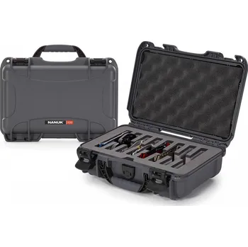 NANUK - Odolný kufr model 909 na 8 nožů - šedý