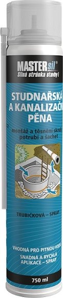 Studnařská a kanalizační pěna trubičková - 750 ml