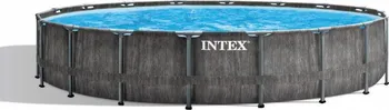 Bazén Intex Greywood Prism Frame 5,49 x 1,22 m + kartušová filtrace, schůdky, plachta, podklad