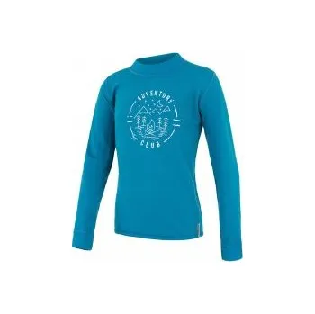 Chlapecké tričko SENSOR MERINO DF CLUB dětské triko dl.rukáv modrá vel. 100; Modrá triko + DÁREK DLE VÝBĚRU!