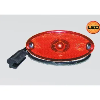 Přídavný světlomet Světlo obrysové červené LED 24V 1 3W Flatpoint II.