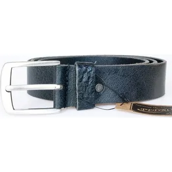 Opasek Kožený opasek 115 cm dlouhý z pevné silné kůže 38 mm široký