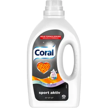 Prací gel Coral Sport Aktiv prací gel 1,375 l