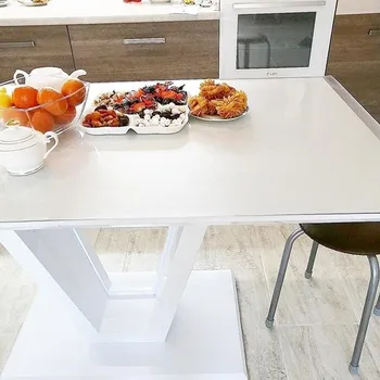 ubrus Mekke sklo Ubrus na stůl z měkkého skla 90x155 cm Ubrus: Folie s texturovaným povrchem