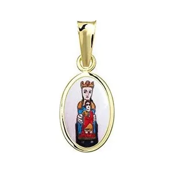Přívěsek Aljančič Panna Maria Meritxellská madonka miniatura 010H zlato