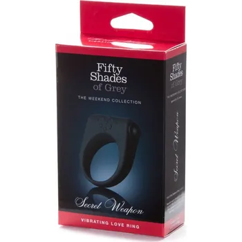 Fifty Shades of Grey Padesát odstínů šedi - erekční vibrační kroužek / Secret Weapon