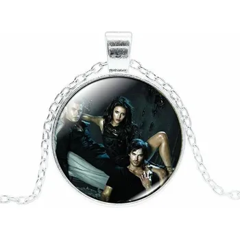Řetízek Náhrdelník a přívěšek The Vampire Diaries (Upíří deníky) - Elena, Damon a Stefan