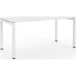 Kancelářský stůl STEEL 1600 x 800 mm, pracovní deska světle šedá