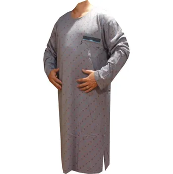 xcena Bavlněné noční košile pánské šedé Velikost: XXXXXL