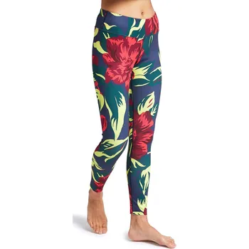 Dámské termoprádlo spodky Burton Midweight - Hibiscus Pink Floral L