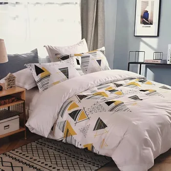 Povlečení Numberoplus Bavlněné povlečení na dvoulůžko + prostěradlo ZDARMA, alenka - Bílá