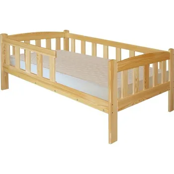 Dětská postel Postel se zábranami Maruška KL-096, masiv borovice