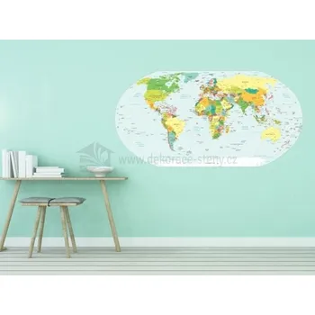 Samolepící dekorace Samolepicí dekorace - Zeměkoule