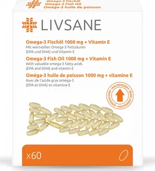 Livsane Omega 3 + Vitamin E 60 tob.