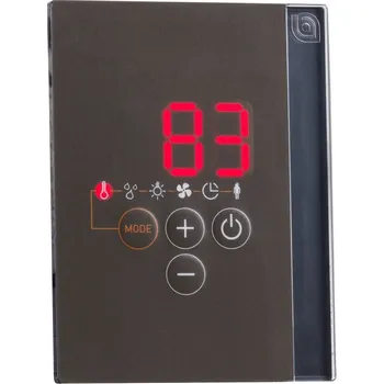 Ovládací panel regulace SENTIOTEC Professional D3, černá + Doprava zdarma