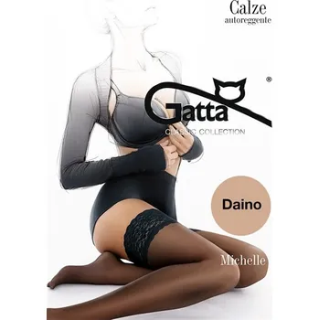 Dámské erotické punčochy Gatta Michelle 01 - Samodržící punčochy Daino Velikost 1-2