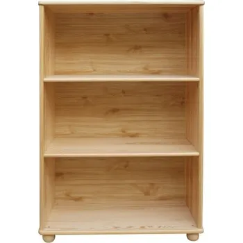 Knihovna Knihovna se 2 policemi KL-052, masiv borovice