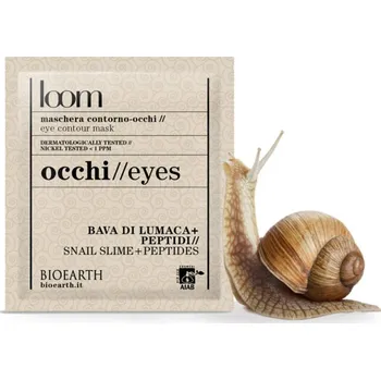 Péče o oční okolí BIOEARTH LOOM Oční náplasti se šnečím extraktem a peptidy 3 ml