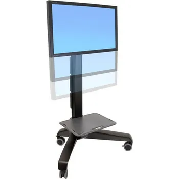 Televizní držák Ergotron Neo-Flex Mobile MediaCenter LD - Vozík pro Displej LCD - černá - velikost obrazovky: 27 (TD2157444) (24-190-085)