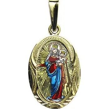Přívěsek Aljančič Panna Marie Svatohostýnská medailon 435R zlato