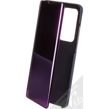 Pouzdro na mobilní telefon 1Mcz Clear View flipové pouzdro pro Huawei P40 Pro fialová (purple)