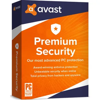 Antivir Avast Premium Security Windows 1 zařízení 1 rok