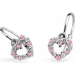 Cutie Jewellery Dětské zlaté naušnice C2157B Pink