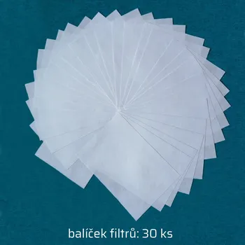 Kšiltovka Filtr do roušky s kapsou 10x15 cm 30 ks - bílý