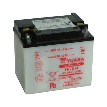 Motobaterie Motobaterie YUASA (originál) YB7C-A, 12V, 8Ah