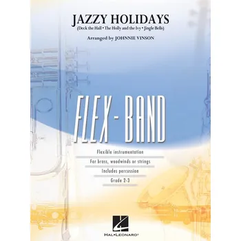 FLEX-BAND - JAZZY HOLIDAYS (grade 2-3) / partitura + party