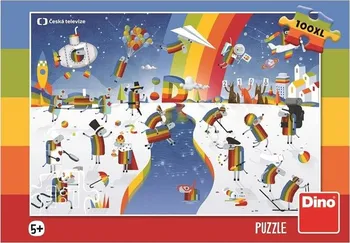 Puzzle Dino Puzzle ČT Déčko 100 dílků