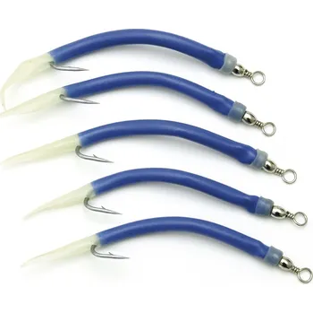 Rybářský háček Behr makrelový systém Gummi-Makk Fluo Blau Velikost háčku: 12/0