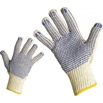 Pracovní rukavice QUAIL - bezešvé pletené rukavice velikost 10