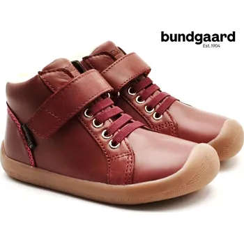 Chlapecké polobotky BUNDGAARD BG303206DG Walker Mid Lace Plum Velikost: 32