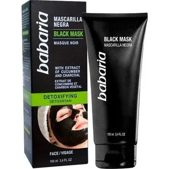 Pleťová maska Babaria Detoxifying Black Mask - Detoxikační černá maska 100 ml