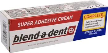 Péče o zubní náhradu Blend-a-dent Complete Extra Stark Original fixační krém na zubní náhrady 47 g