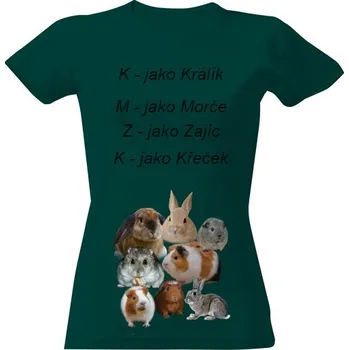 Dámské tričko Tričko s potiskem Zvířátka dámské