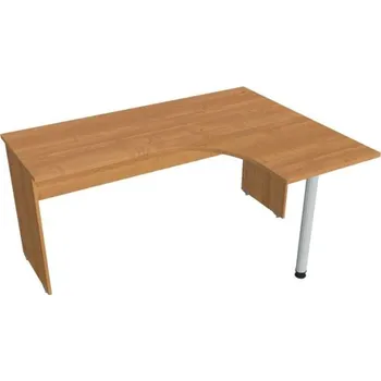 Kancelářský vozík HOBIS kancelářský stůl pracovní tvarový, ergo levý - GE 60 L, olše + doprava zdarma