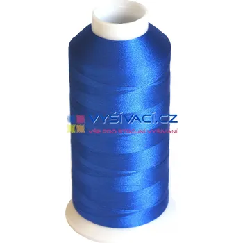 Nit vyšívací nit polyester barva modrá P3115 návin 5000m NK- balení: 1 kón návin 5000m 108,92 Kč s DPH za kón při nákupu balení 12 kusů