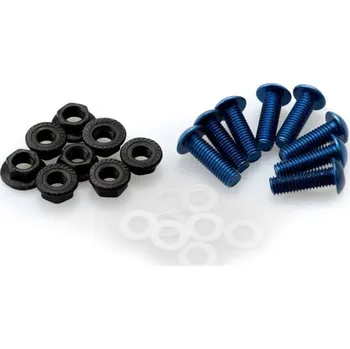 Nářadí na motocykly PUIG Španělsko Puig šrouby do plexi sada s matkou barva: modrá