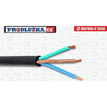 Prodlužovací kabel Prodlužka.cz H07RN-F 3G10