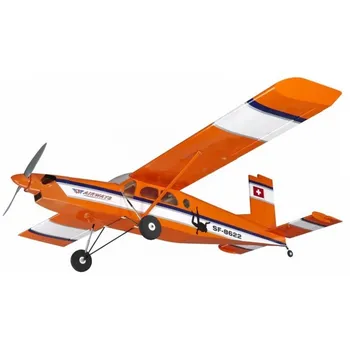 RC model letadla Super Flying Model Pilatus PC-6 Turbo Porter ARF oranžový