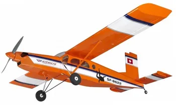 RC model letadla Super Flying Model Pilatus PC-6 Turbo Porter ARF oranžový