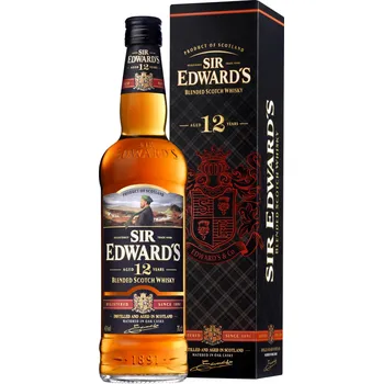 Whisky Glen Turner Sir Edward´s Blended Scotch Whisky 12 y.o. 40 % 0,7 l box