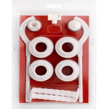 11 dílná sada k radiátoru 1“ x 1/2“ montážní příslušenství typ A