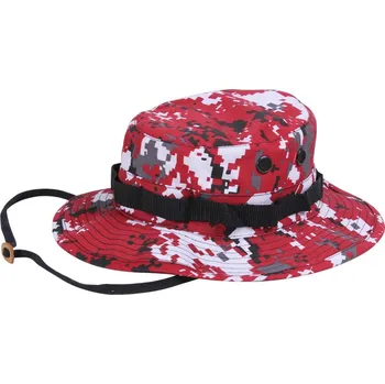 Čepice ROTHCO klobouk BOONIE DIGITAL ČERVENÁ vel.7 (56 cm)